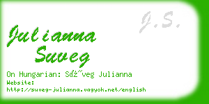 julianna suveg business card